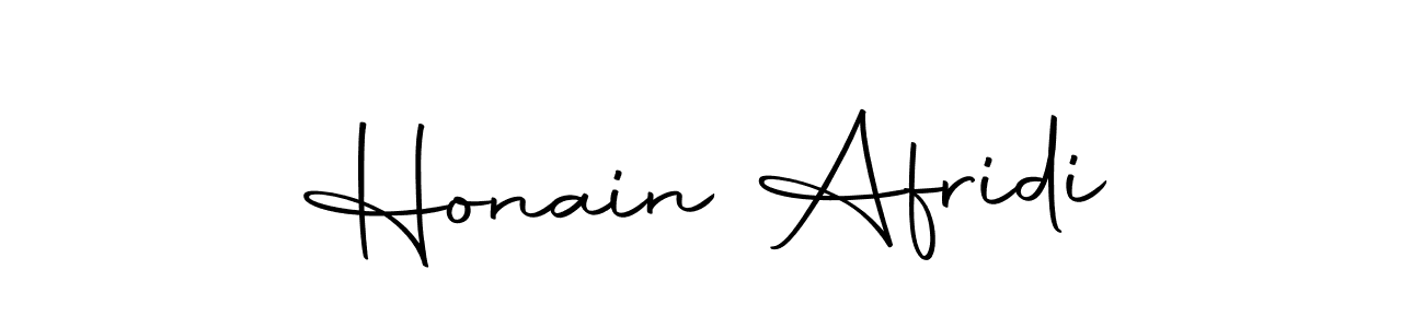 Make a beautiful signature design for name Honain Afridi. With this signature (Autography-DOLnW) style, you can create a handwritten signature for free. Honain Afridi signature style 10 images and pictures png
