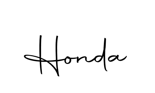 Design your own signature with our free online signature maker. With this signature software, you can create a handwritten (Autography-DOLnW) signature for name Honda. Honda signature style 10 images and pictures png