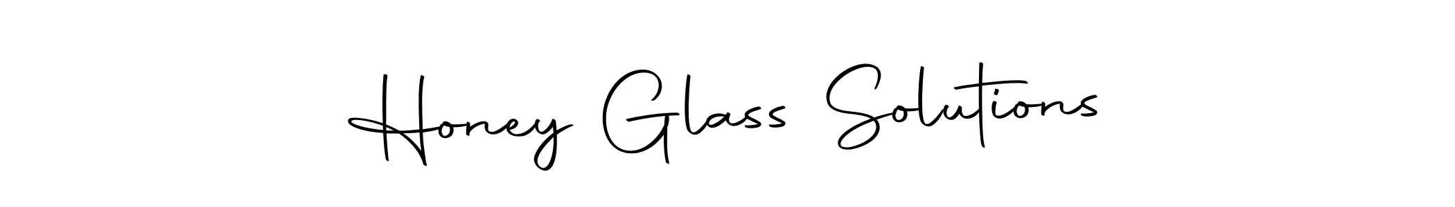 Design your own signature with our free online signature maker. With this signature software, you can create a handwritten (Autography-DOLnW) signature for name Honey Glass Solutions. Honey Glass Solutions signature style 10 images and pictures png