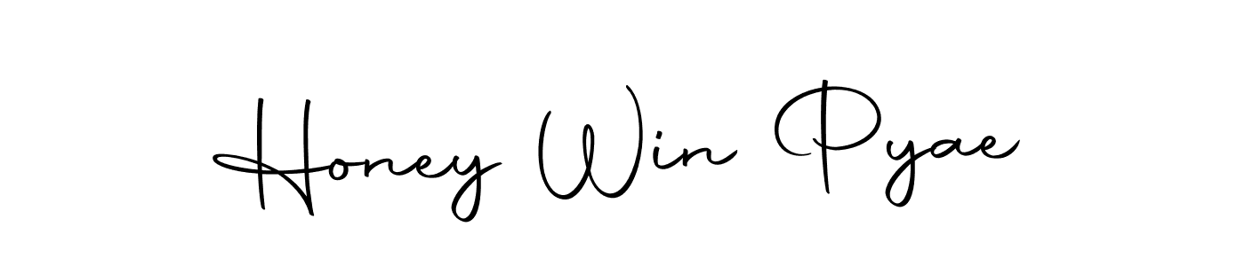 It looks lik you need a new signature style for name Honey Win Pyae. Design unique handwritten (Autography-DOLnW) signature with our free signature maker in just a few clicks. Honey Win Pyae signature style 10 images and pictures png