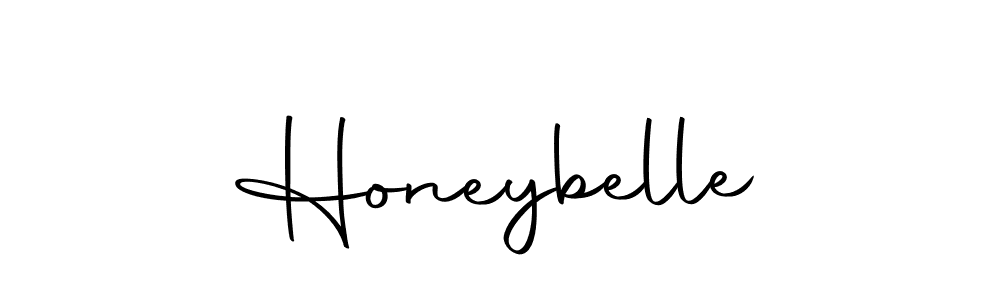 if you are searching for the best signature style for your name Honeybelle. so please give up your signature search. here we have designed multiple signature styles  using Autography-DOLnW. Honeybelle signature style 10 images and pictures png