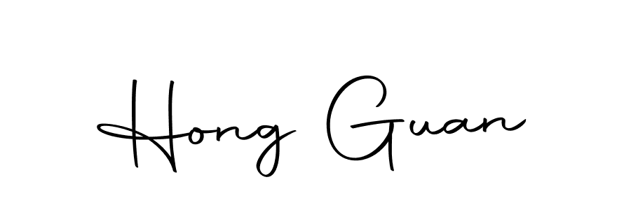 Hong Guan stylish signature style. Best Handwritten Sign (Autography-DOLnW) for my name. Handwritten Signature Collection Ideas for my name Hong Guan. Hong Guan signature style 10 images and pictures png