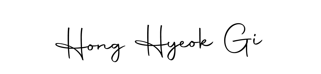 Similarly Autography-DOLnW is the best handwritten signature design. Signature creator online .You can use it as an online autograph creator for name Hong Hyeok Gi. Hong Hyeok Gi signature style 10 images and pictures png