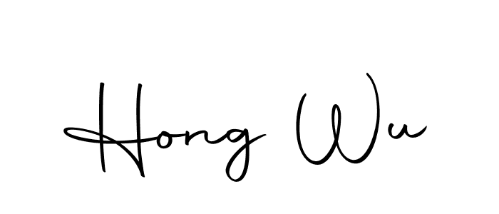 Hong Wu stylish signature style. Best Handwritten Sign (Autography-DOLnW) for my name. Handwritten Signature Collection Ideas for my name Hong Wu. Hong Wu signature style 10 images and pictures png