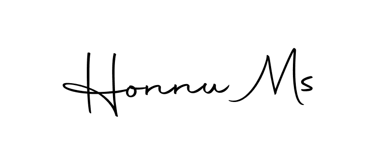Design your own signature with our free online signature maker. With this signature software, you can create a handwritten (Autography-DOLnW) signature for name Honnu Ms. Honnu Ms signature style 10 images and pictures png