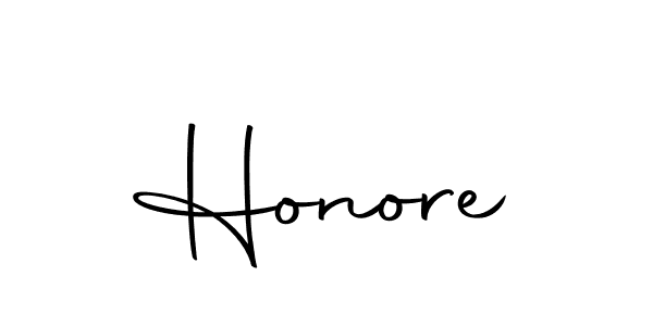 How to make Honore name signature. Use Autography-DOLnW style for creating short signs online. This is the latest handwritten sign. Honore signature style 10 images and pictures png