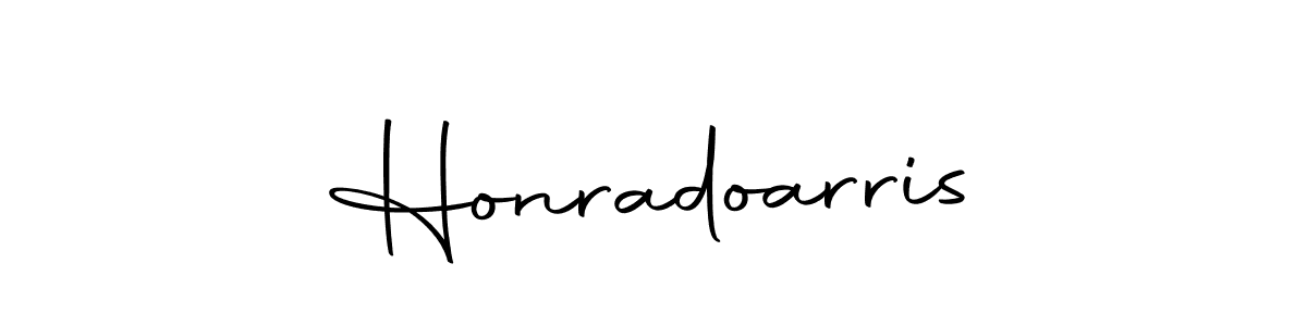 if you are searching for the best signature style for your name Honradoarris. so please give up your signature search. here we have designed multiple signature styles  using Autography-DOLnW. Honradoarris signature style 10 images and pictures png