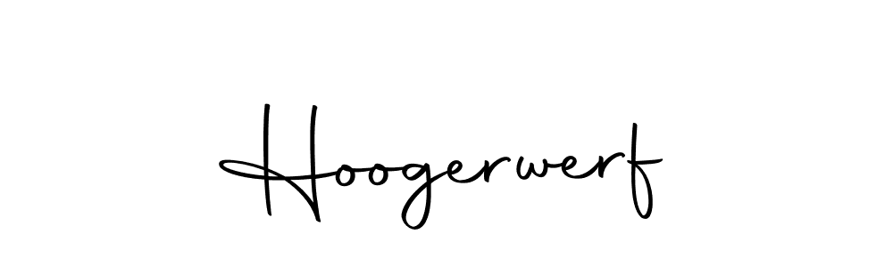 Create a beautiful signature design for name Hoogerwerf. With this signature (Autography-DOLnW) fonts, you can make a handwritten signature for free. Hoogerwerf signature style 10 images and pictures png