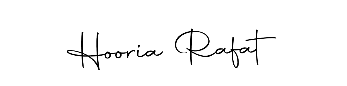 Design your own signature with our free online signature maker. With this signature software, you can create a handwritten (Autography-DOLnW) signature for name Hooria Rafat. Hooria Rafat signature style 10 images and pictures png