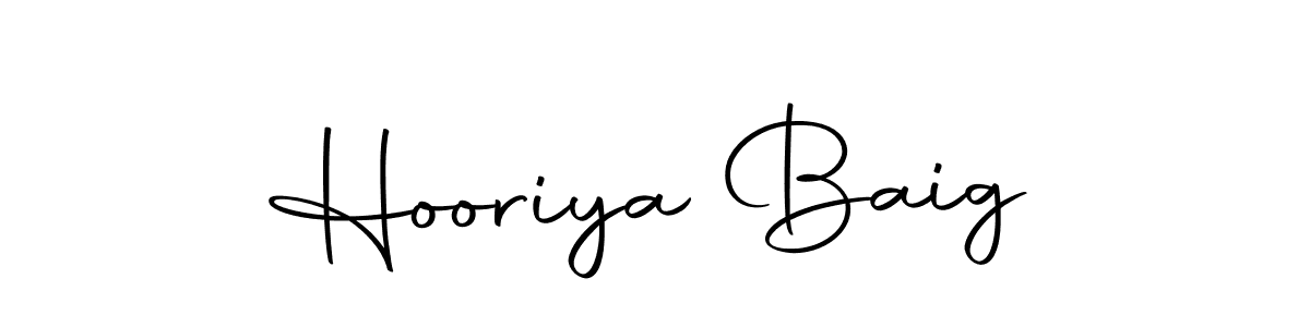 You can use this online signature creator to create a handwritten signature for the name Hooriya Baig. This is the best online autograph maker. Hooriya Baig signature style 10 images and pictures png