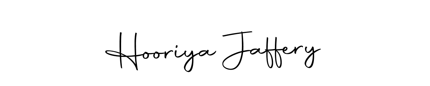 Also we have Hooriya Jaffery name is the best signature style. Create professional handwritten signature collection using Autography-DOLnW autograph style. Hooriya Jaffery signature style 10 images and pictures png