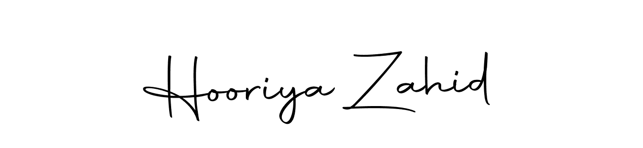 You can use this online signature creator to create a handwritten signature for the name Hooriya Zahid. This is the best online autograph maker. Hooriya Zahid signature style 10 images and pictures png