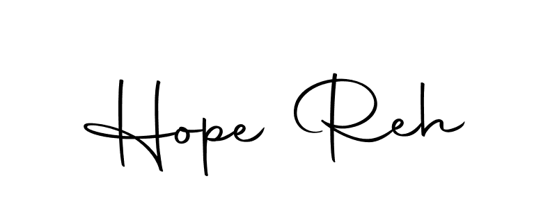 Use a signature maker to create a handwritten signature online. With this signature software, you can design (Autography-DOLnW) your own signature for name Hope Reh. Hope Reh signature style 10 images and pictures png