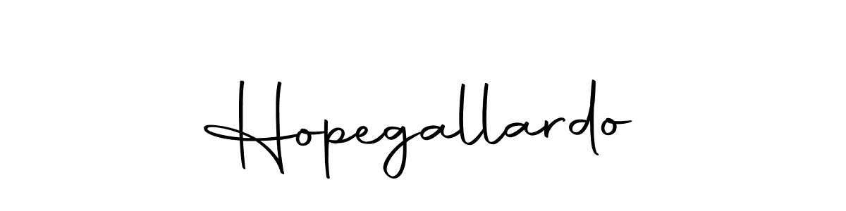 Make a beautiful signature design for name Hopegallardo. With this signature (Autography-DOLnW) style, you can create a handwritten signature for free. Hopegallardo signature style 10 images and pictures png