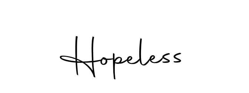How to make Hopeless name signature. Use Autography-DOLnW style for creating short signs online. This is the latest handwritten sign. Hopeless signature style 10 images and pictures png
