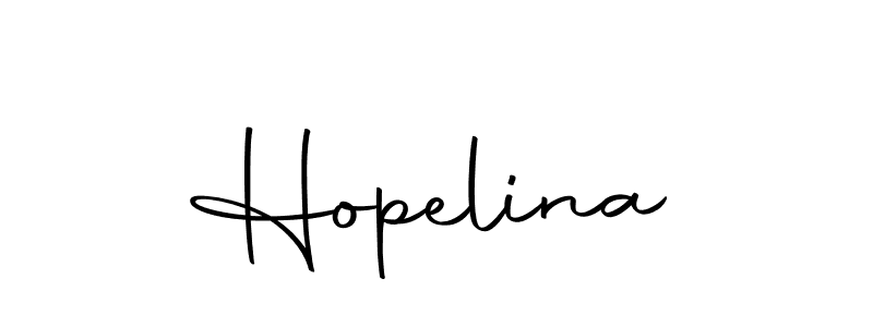 How to make Hopelina name signature. Use Autography-DOLnW style for creating short signs online. This is the latest handwritten sign. Hopelina signature style 10 images and pictures png