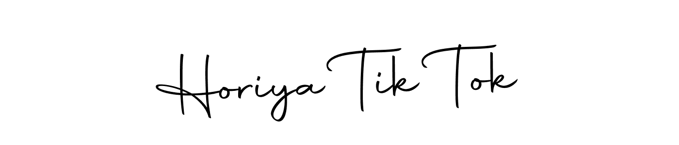 How to make Horiya Tik Tok signature? Autography-DOLnW is a professional autograph style. Create handwritten signature for Horiya Tik Tok name. Horiya Tik Tok signature style 10 images and pictures png