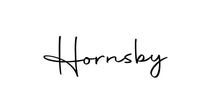 You should practise on your own different ways (Autography-DOLnW) to write your name (Hornsby) in signature. don't let someone else do it for you. Hornsby signature style 10 images and pictures png