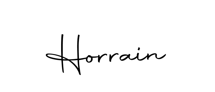 Use a signature maker to create a handwritten signature online. With this signature software, you can design (Autography-DOLnW) your own signature for name Horrain. Horrain signature style 10 images and pictures png