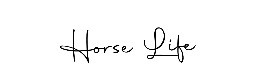 Make a beautiful signature design for name Horse Life. With this signature (Autography-DOLnW) style, you can create a handwritten signature for free. Horse Life signature style 10 images and pictures png