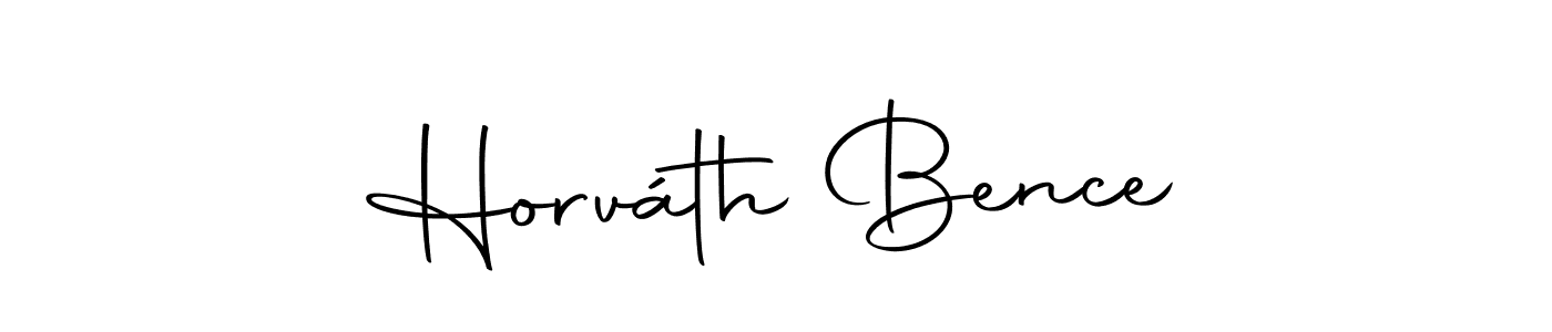 Design your own signature with our free online signature maker. With this signature software, you can create a handwritten (Autography-DOLnW) signature for name Horváth Bence. Horváth Bence signature style 10 images and pictures png