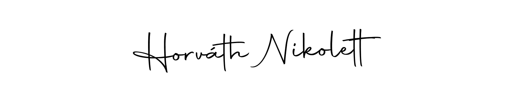 You should practise on your own different ways (Autography-DOLnW) to write your name (Horváth Nikolett) in signature. don't let someone else do it for you. Horváth Nikolett signature style 10 images and pictures png