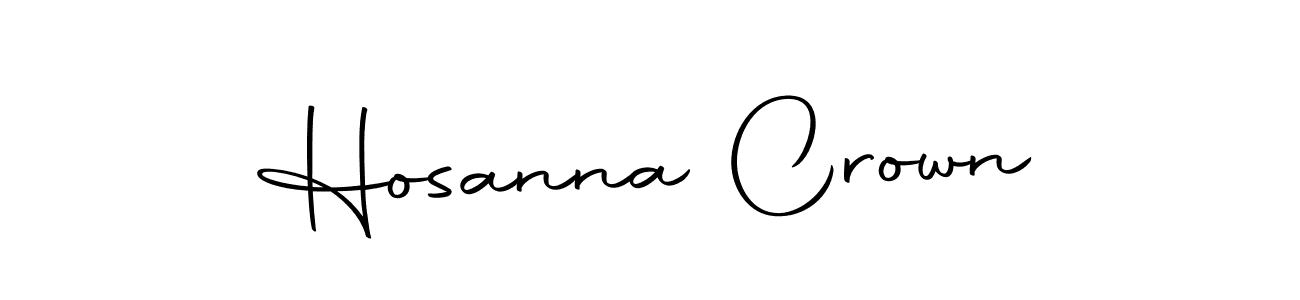 Hosanna Crown stylish signature style. Best Handwritten Sign (Autography-DOLnW) for my name. Handwritten Signature Collection Ideas for my name Hosanna Crown. Hosanna Crown signature style 10 images and pictures png