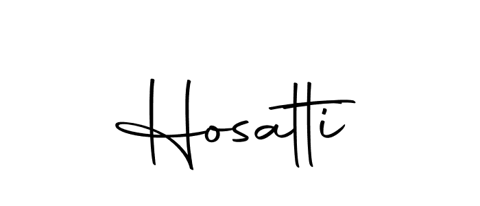 Use a signature maker to create a handwritten signature online. With this signature software, you can design (Autography-DOLnW) your own signature for name Hosatti. Hosatti signature style 10 images and pictures png