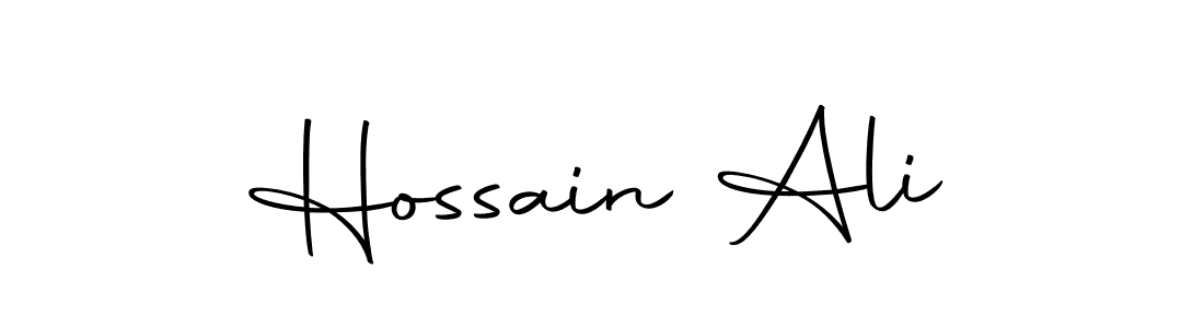 You should practise on your own different ways (Autography-DOLnW) to write your name (Hossain Ali) in signature. don't let someone else do it for you. Hossain Ali signature style 10 images and pictures png