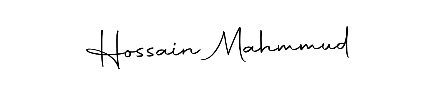 Design your own signature with our free online signature maker. With this signature software, you can create a handwritten (Autography-DOLnW) signature for name Hossain Mahmmud. Hossain Mahmmud signature style 10 images and pictures png