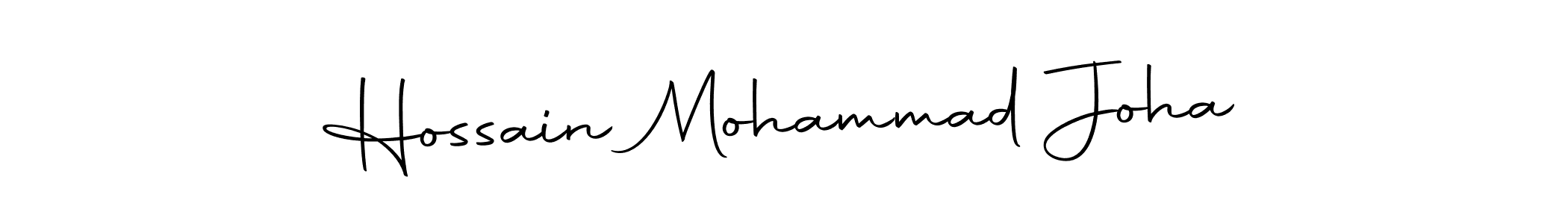 Use a signature maker to create a handwritten signature online. With this signature software, you can design (Autography-DOLnW) your own signature for name Hossain Mohammad Joha. Hossain Mohammad Joha signature style 10 images and pictures png