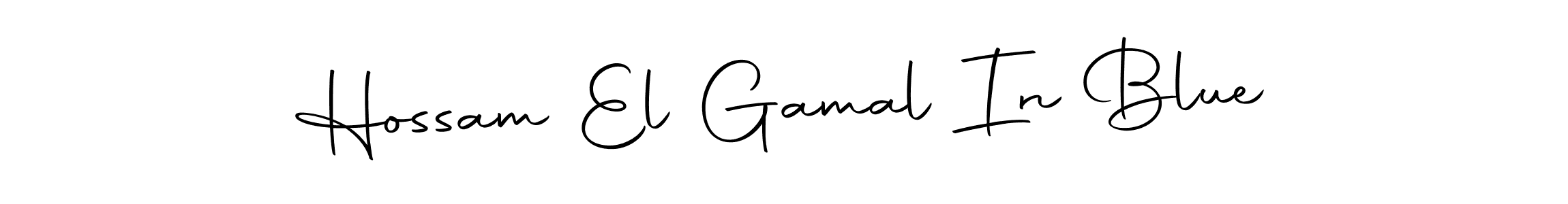 Make a beautiful signature design for name Hossam El Gamal In Blue. Use this online signature maker to create a handwritten signature for free. Hossam El Gamal In Blue signature style 10 images and pictures png