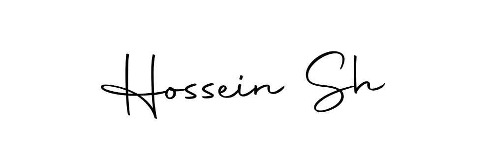 You should practise on your own different ways (Autography-DOLnW) to write your name (Hossein Sh) in signature. don't let someone else do it for you. Hossein Sh signature style 10 images and pictures png