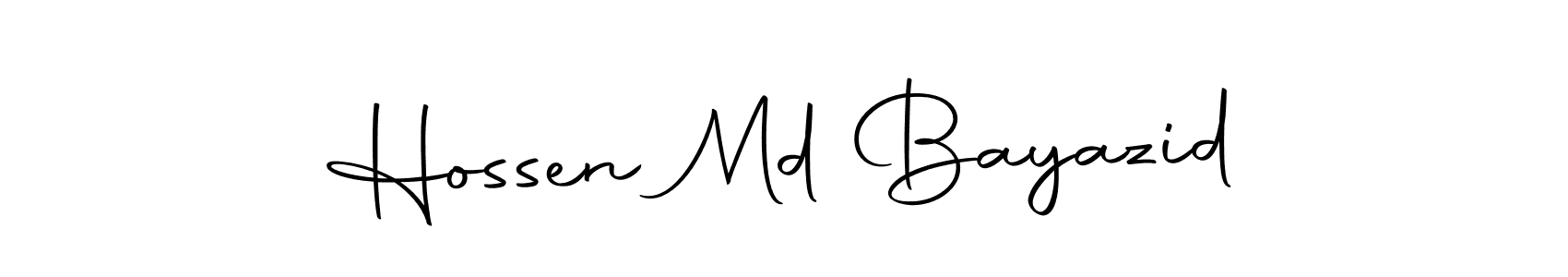 Design your own signature with our free online signature maker. With this signature software, you can create a handwritten (Autography-DOLnW) signature for name Hossen Md Bayazid. Hossen Md Bayazid signature style 10 images and pictures png