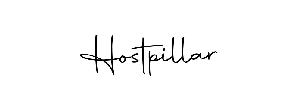 Design your own signature with our free online signature maker. With this signature software, you can create a handwritten (Autography-DOLnW) signature for name Hostpillar. Hostpillar signature style 10 images and pictures png