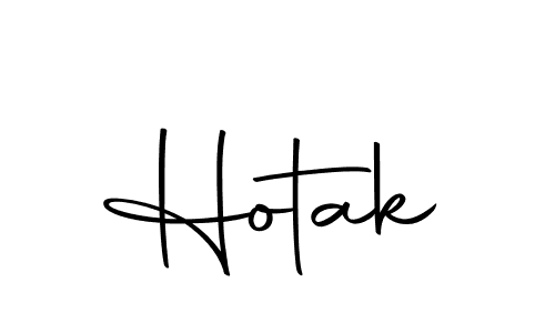 How to make Hotak name signature. Use Autography-DOLnW style for creating short signs online. This is the latest handwritten sign. Hotak signature style 10 images and pictures png
