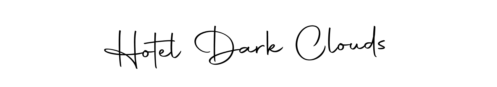 Autography-DOLnW is a professional signature style that is perfect for those who want to add a touch of class to their signature. It is also a great choice for those who want to make their signature more unique. Get Hotel Dark Clouds name to fancy signature for free. Hotel Dark Clouds signature style 10 images and pictures png