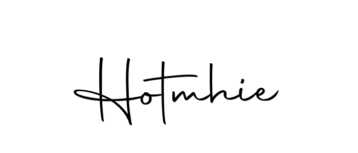 Make a beautiful signature design for name Hotmhie. With this signature (Autography-DOLnW) style, you can create a handwritten signature for free. Hotmhie signature style 10 images and pictures png