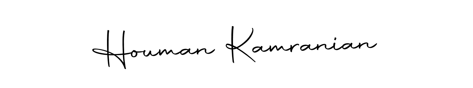 Create a beautiful signature design for name Houman Kamranian. With this signature (Autography-DOLnW) fonts, you can make a handwritten signature for free. Houman Kamranian signature style 10 images and pictures png