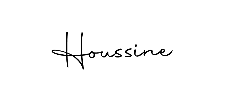 Also we have Houssine name is the best signature style. Create professional handwritten signature collection using Autography-DOLnW autograph style. Houssine signature style 10 images and pictures png