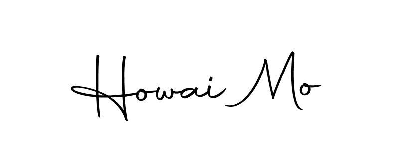 You should practise on your own different ways (Autography-DOLnW) to write your name (Howai Mo) in signature. don't let someone else do it for you. Howai Mo signature style 10 images and pictures png