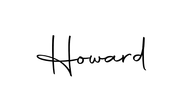 Create a beautiful signature design for name Howard. With this signature (Autography-DOLnW) fonts, you can make a handwritten signature for free. Howard signature style 10 images and pictures png