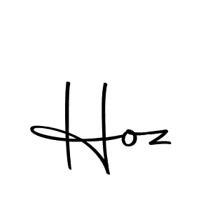 Use a signature maker to create a handwritten signature online. With this signature software, you can design (Autography-DOLnW) your own signature for name Hoz. Hoz signature style 10 images and pictures png