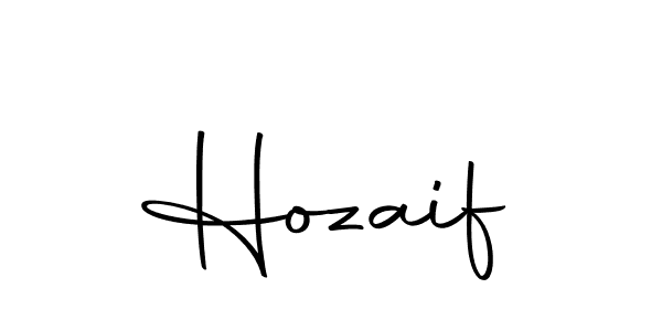 How to make Hozaif signature? Autography-DOLnW is a professional autograph style. Create handwritten signature for Hozaif name. Hozaif signature style 10 images and pictures png