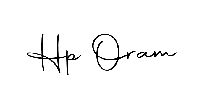 Create a beautiful signature design for name Hp Oram. With this signature (Autography-DOLnW) fonts, you can make a handwritten signature for free. Hp Oram signature style 10 images and pictures png