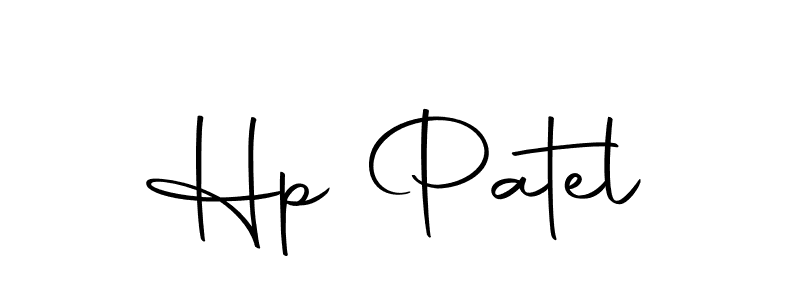 Make a beautiful signature design for name Hp Patel. With this signature (Autography-DOLnW) style, you can create a handwritten signature for free. Hp Patel signature style 10 images and pictures png