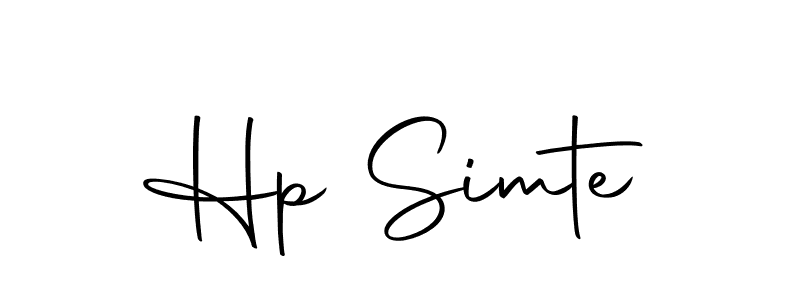 You should practise on your own different ways (Autography-DOLnW) to write your name (Hp Simte) in signature. don't let someone else do it for you. Hp Simte signature style 10 images and pictures png