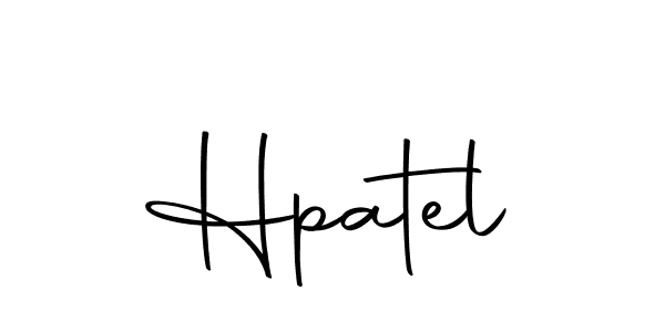 Design your own signature with our free online signature maker. With this signature software, you can create a handwritten (Autography-DOLnW) signature for name Hpatel. Hpatel signature style 10 images and pictures png