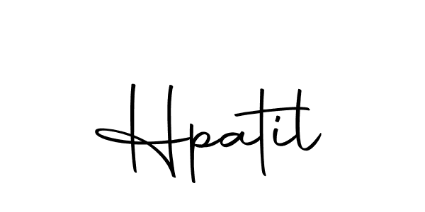 Hpatil stylish signature style. Best Handwritten Sign (Autography-DOLnW) for my name. Handwritten Signature Collection Ideas for my name Hpatil. Hpatil signature style 10 images and pictures png