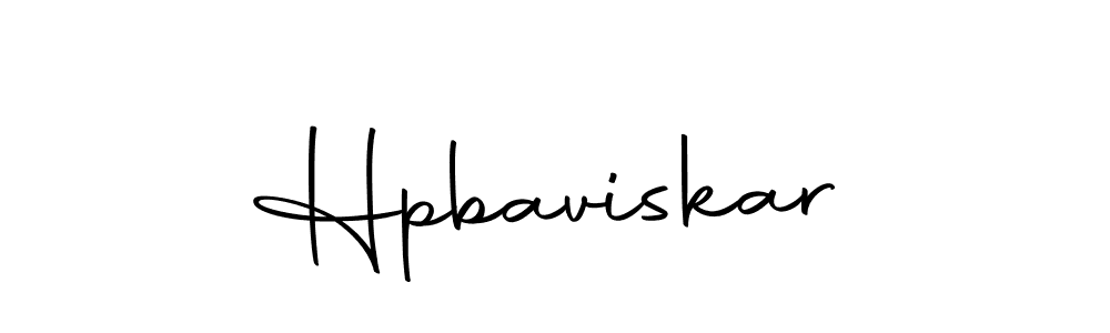 Design your own signature with our free online signature maker. With this signature software, you can create a handwritten (Autography-DOLnW) signature for name Hpbaviskar. Hpbaviskar signature style 10 images and pictures png